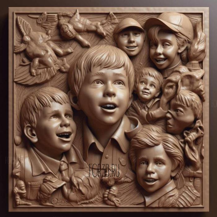 stl The Suite Life of Zack Cody series 2 stl model for CNC