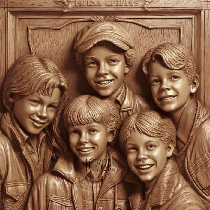 stl The Suite Life of Zack Cody series 3 stl model for CNC