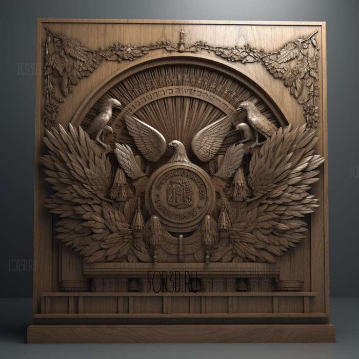 House of Cards TV series 2 stl model for CNC