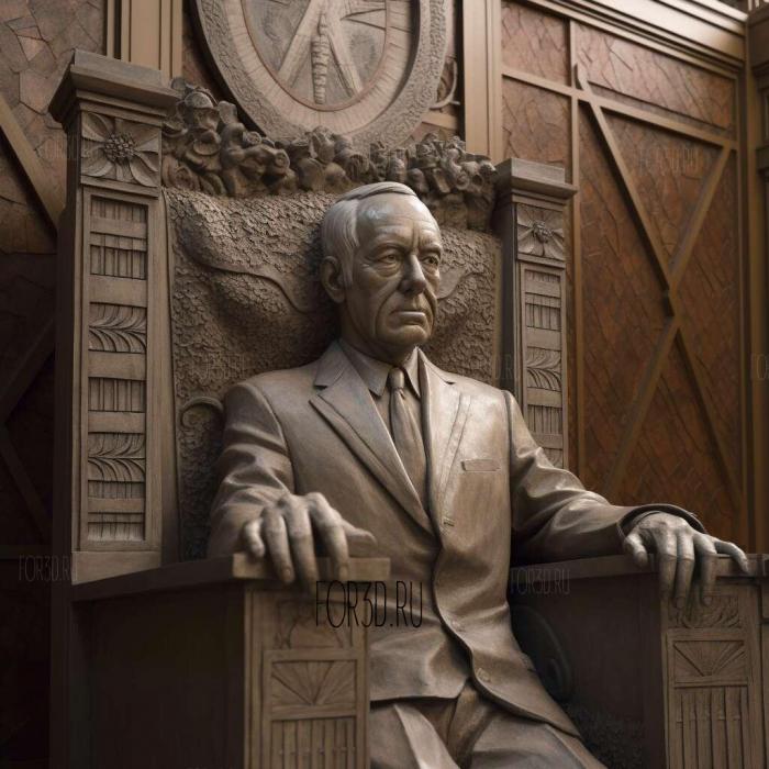 House of Cards TV series 4 stl model for CNC