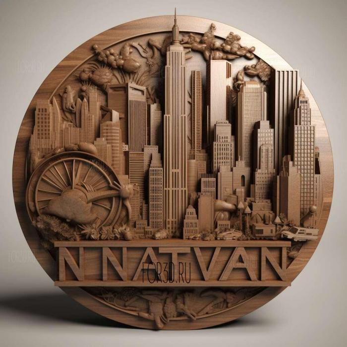 Manhattan Love Story TV series 2 stl model for CNC