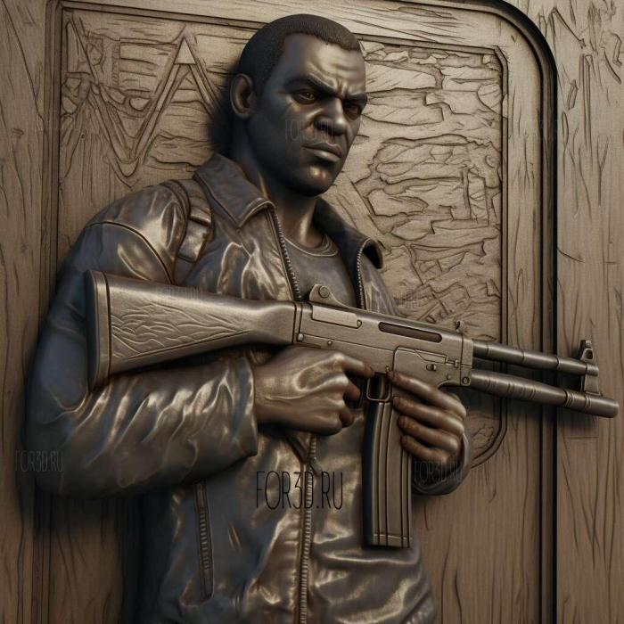 Grand Theft Auto IV Platinum Hits 4 stl model for CNC