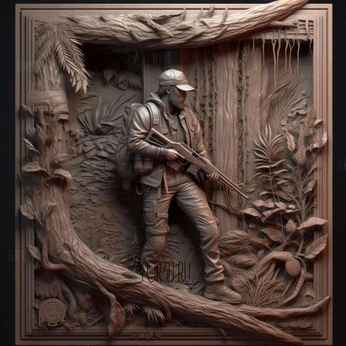 Joel Miller The Last of Us 1 stl model for CNC