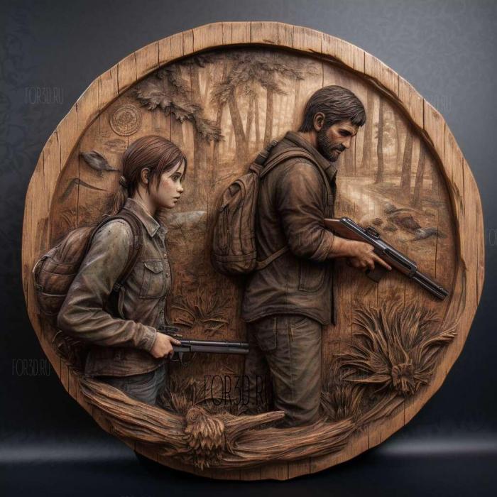 Joel Miller The Last of Us 4 stl model for CNC