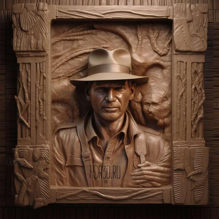 Indiana Jones In Search of the Lost Ark movie 1 stl model for CNC