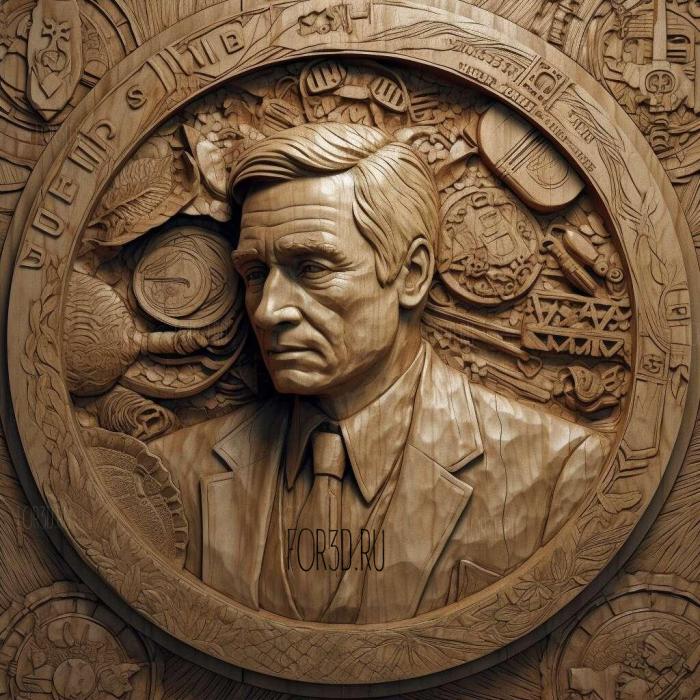 stl True Detective TV series 4 stl model for CNC