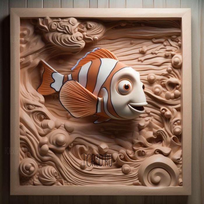 In Search of Nemo movie 3 stl model for CNC