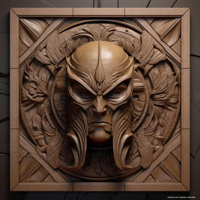 Inhumans TV series 1 stl model for CNC