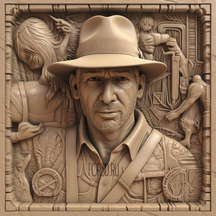 Indiana Jones Search of the ost ArkHar 2 stl model for CNC