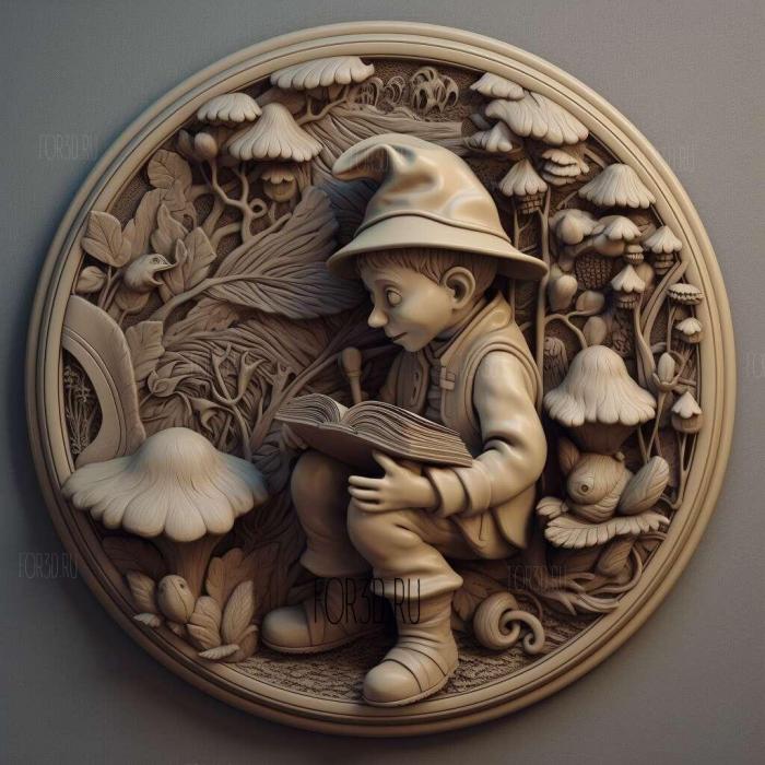 Over the Garden Wall series 3 stl model for CNC