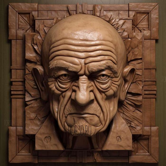 Hector Salamanca from Breaking Bad 2 stl model for CNC