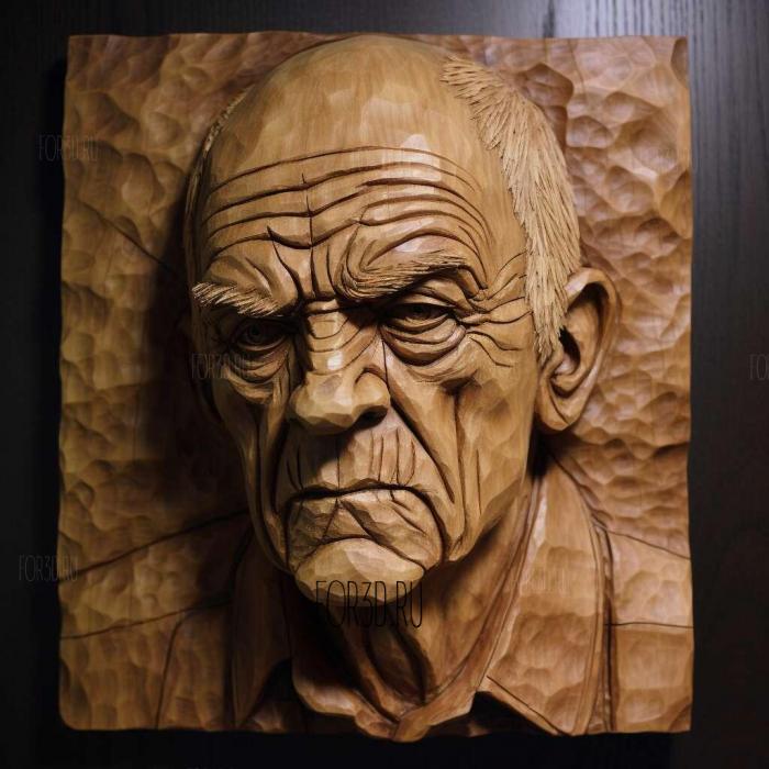 Hector Salamanca from Breaking Bad 3 stl model for CNC