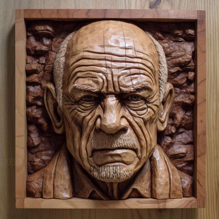 Hector Salamanca from Breaking Bad 4 stl model for CNC