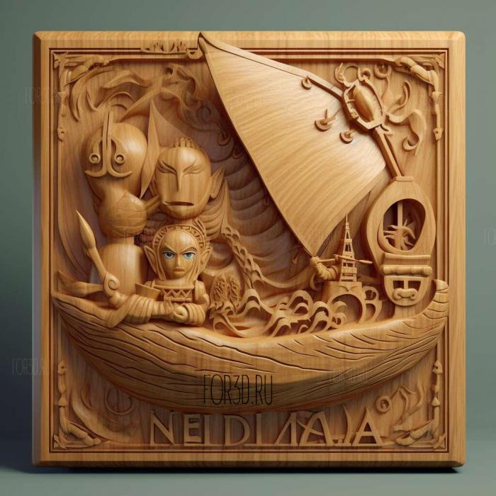 The Legend of Zelda The Wind Waker 1 stl model for CNC