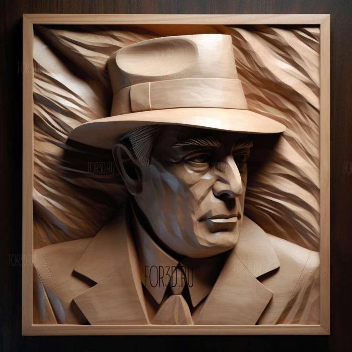 st Art of Ren Magritte 18981967 Belgian artist 4 3d stl модель для ЧПУ