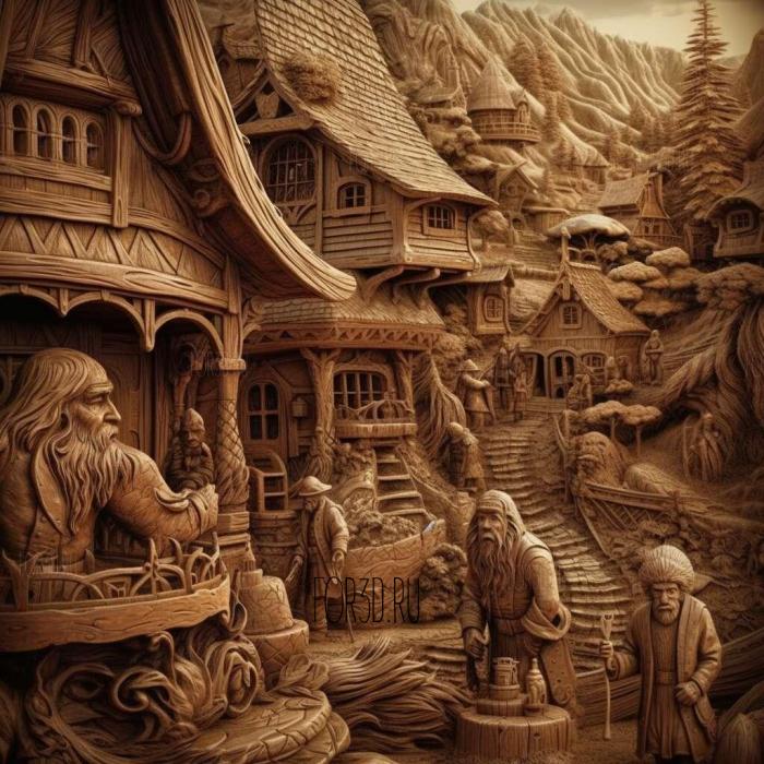 stl The Hobbit An Unexpected Journey movie 2 stl model for CNC