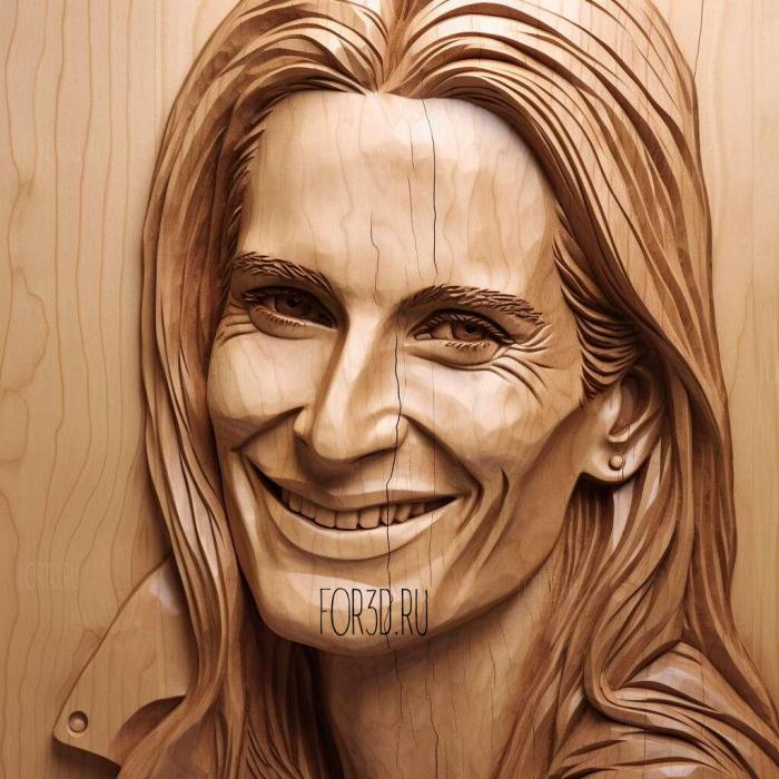 Erin Brockovich Erin Brockovich Julia Roberts 1 stl model for CNC