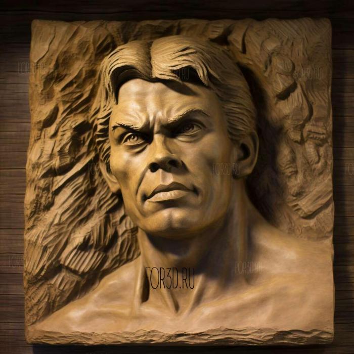 stl Tarzan Tarzan The Ape Man Johnny Weissmuller 3 stl model for CNC