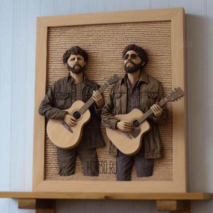 Flight of the Conchords series 1 stl model for CNC