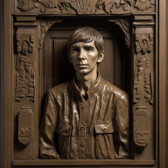 Norman Bates PsychoAnthony Perkins 4 stl model for CNC