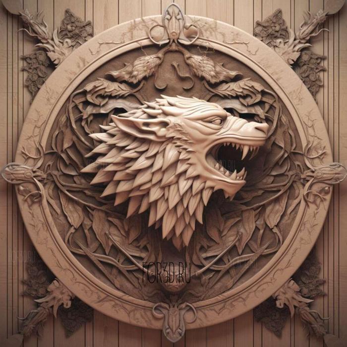 Game of Thrones TV series 2 stl model for CNC