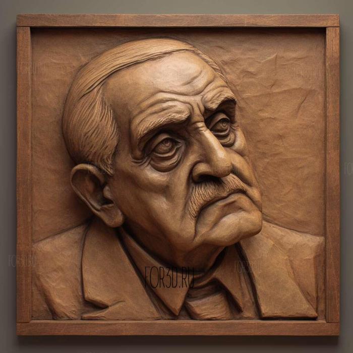 France Drama Director Luis Bunuel 2 stl model for CNC