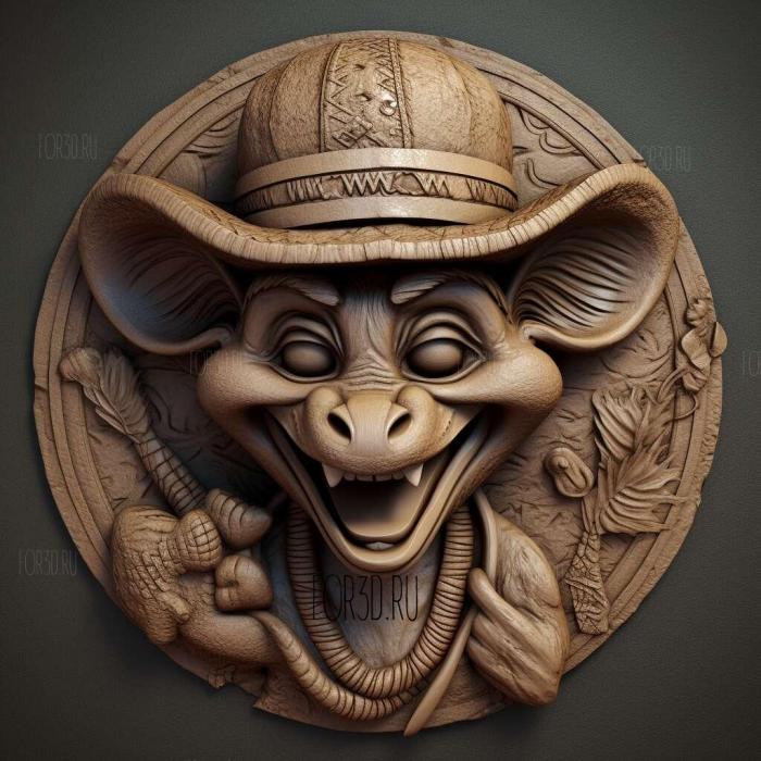 st Mort from Madagascar 1 3d stl модель для ЧПУ