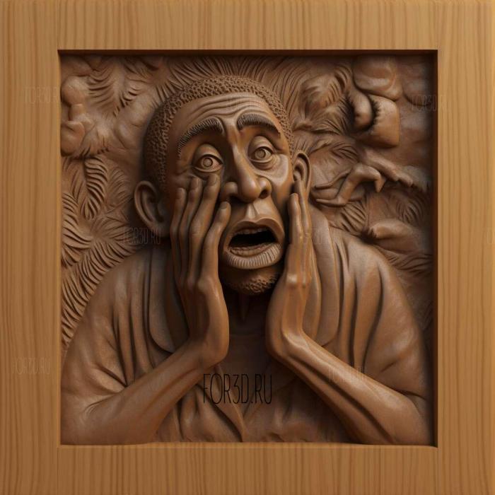 st Mort from Madagascar 4 stl model for CNC