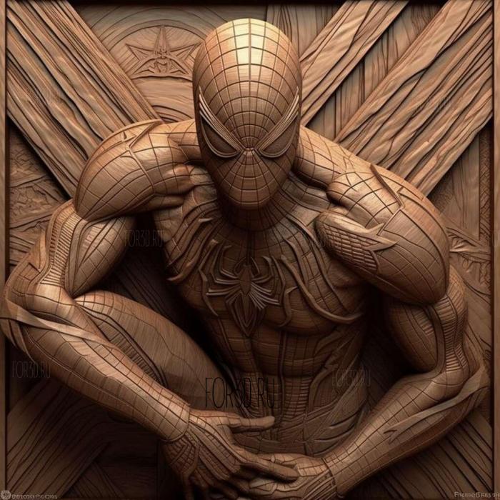 stl Spider Man Unlimited series 3 stl model for CNC