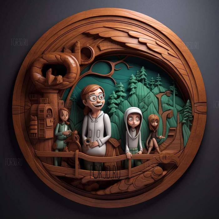 Infinity Train TV series 1 stl model for CNC