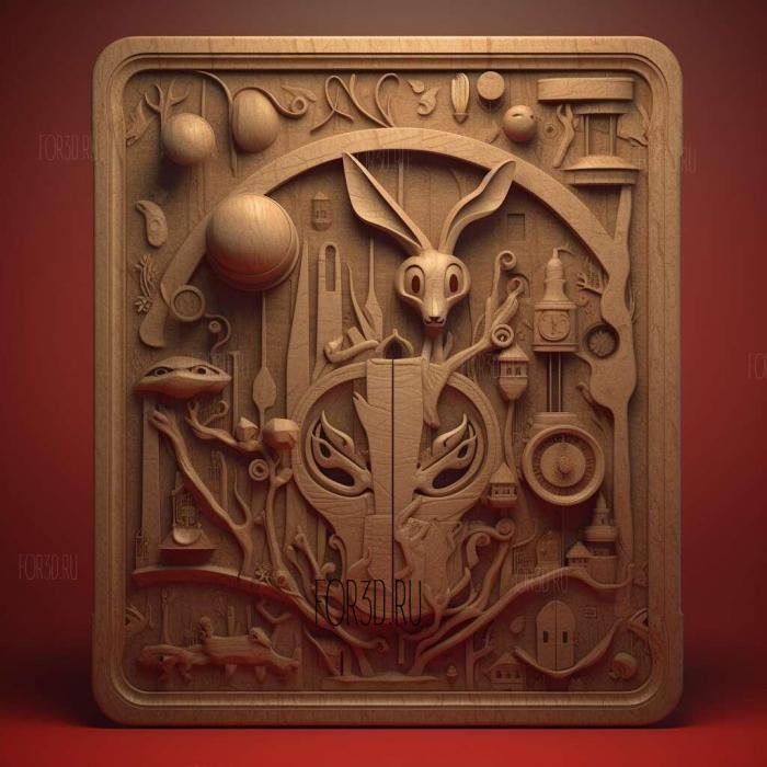 Hazbin Hotel TV series 3 stl model for CNC