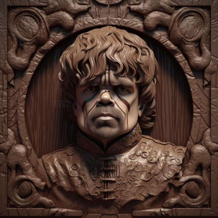Tyrion Lannister 1 stl model for CNC