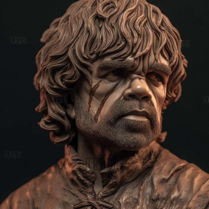Tyrion Lannister 3 stl model for CNC