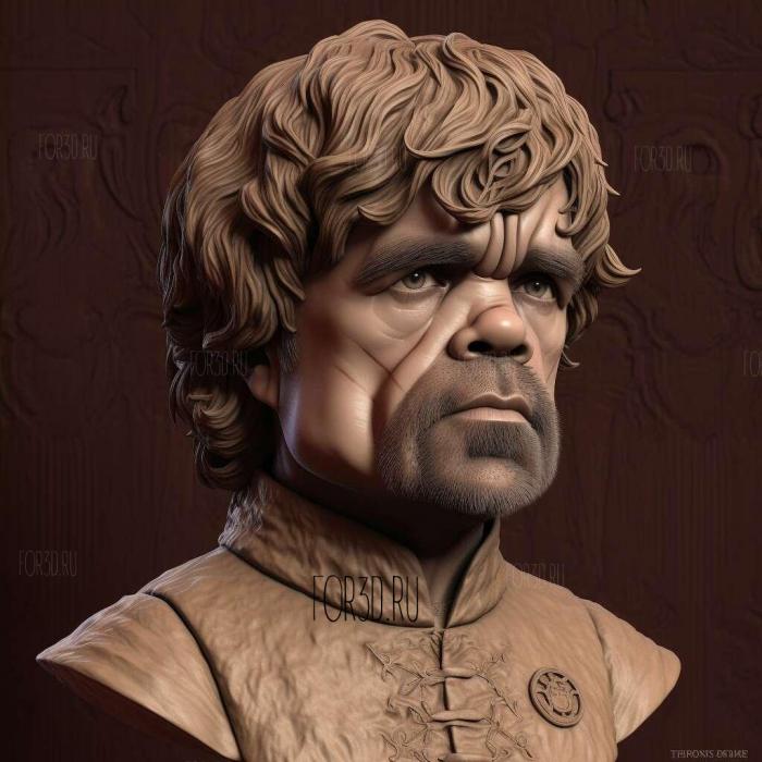 Tyrion Lannister 4 stl model for CNC