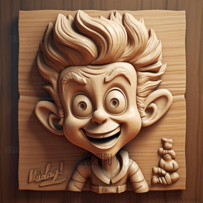 stl The Adventures of Jimmy Neutron Boy Genius series 1 3d stl модель для ЧПУ