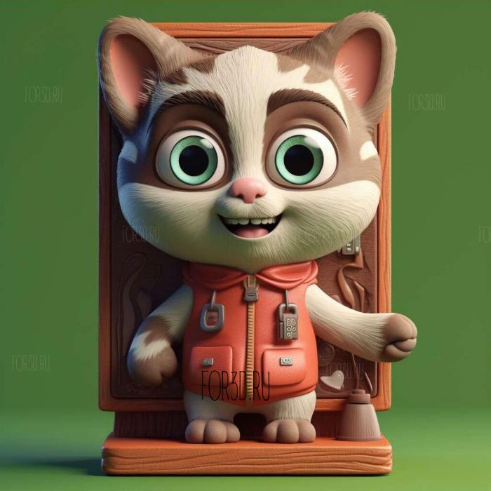 Talking Tom Короткометражный телесериал 4 3d stl модель для ЧПУ