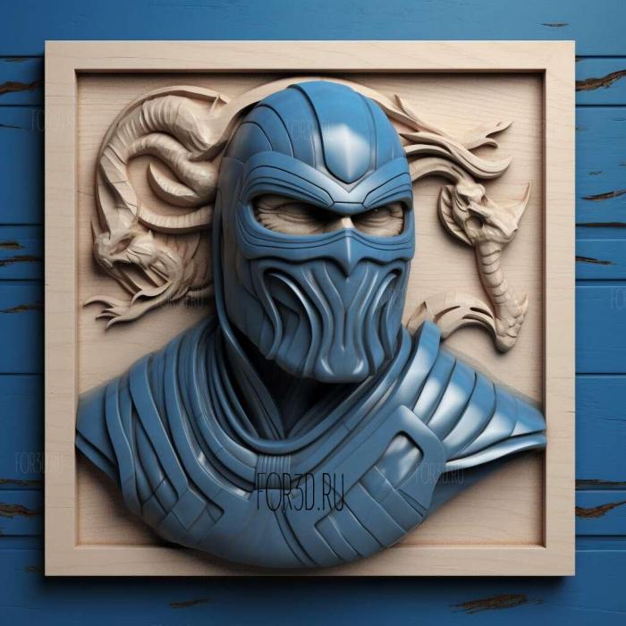 Mortal Kombat Mythologies Sub Zero 1 stl model for CNC