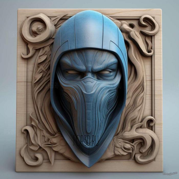 Mortal Kombat Mythologies Sub Zero 2 stl model for CNC