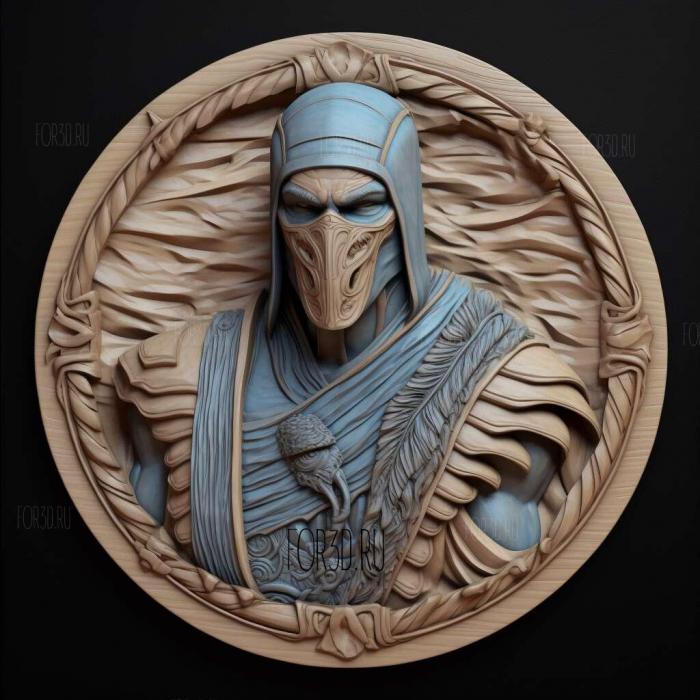 Mortal Kombat Mythologies Sub Zero 4 stl model for CNC