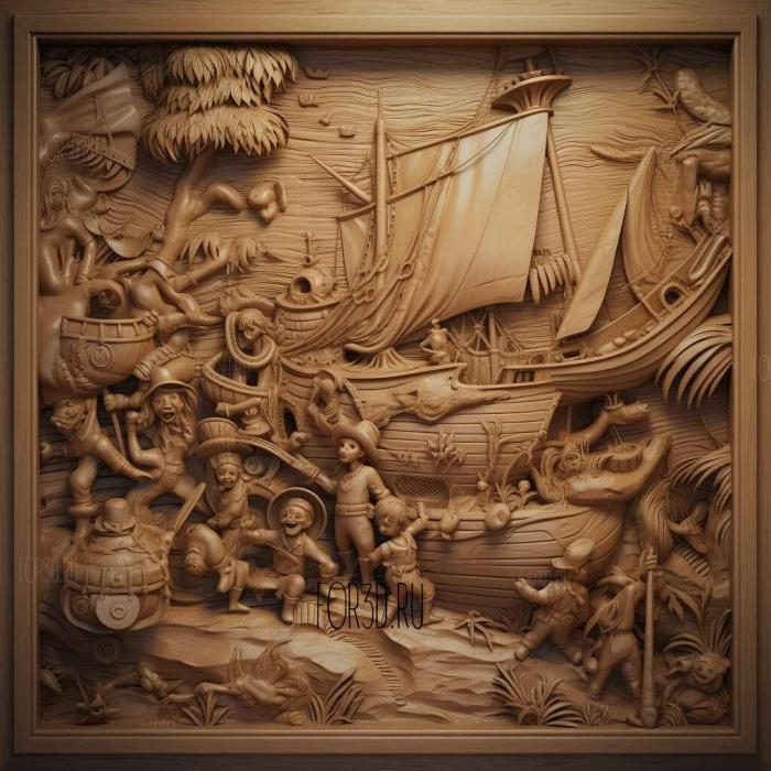 Jake and the Never Land Pirates series 1 stl model for CNC