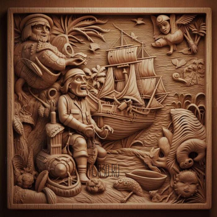 Jake and the Never Land Pirates series 2 stl model for CNC