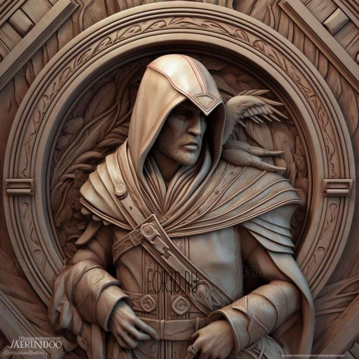 Ezio Auditore da Firenze Assassins Creed 2 2 stl model for CNC