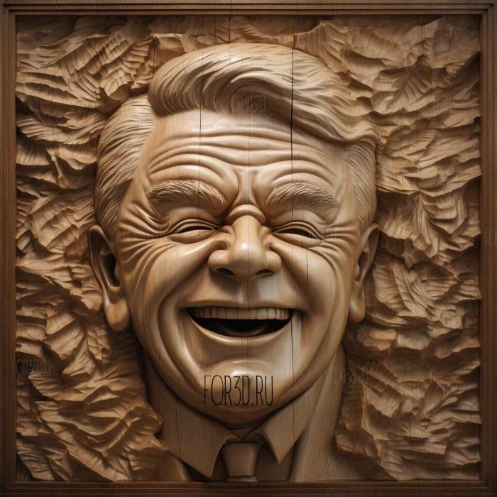 Cody Jarrett Delirium tremens James Cagney 1 3d stl модель для ЧПУ