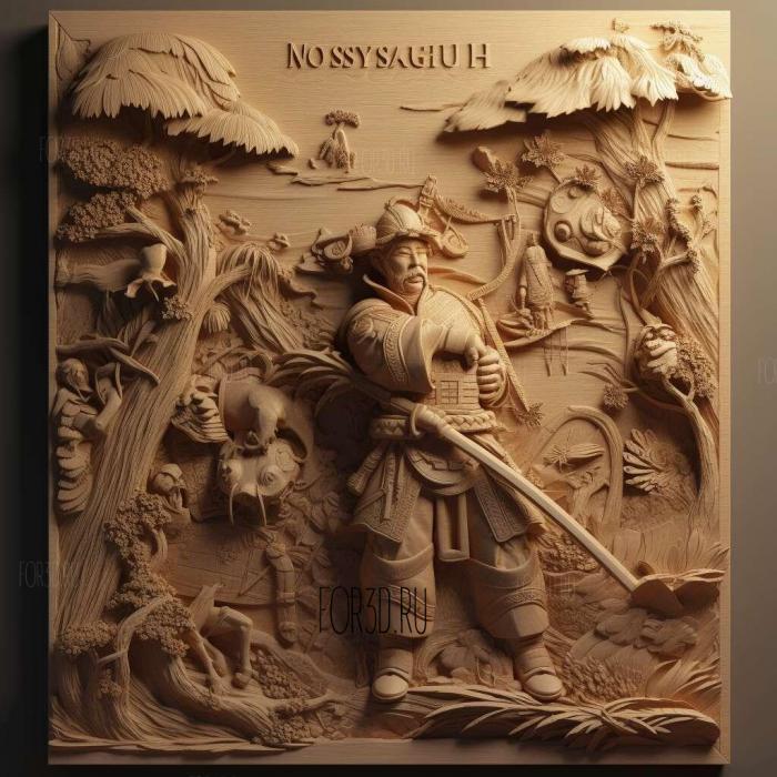 Musashi Toy Story 2 stl model for CNC