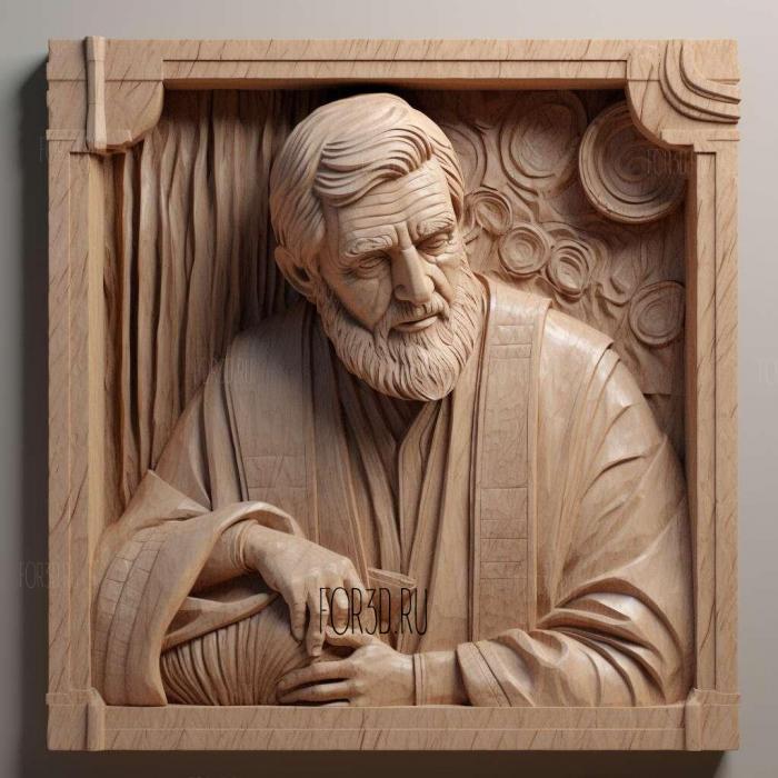 Obi Wan Kenobi TV series 3 stl model for CNC