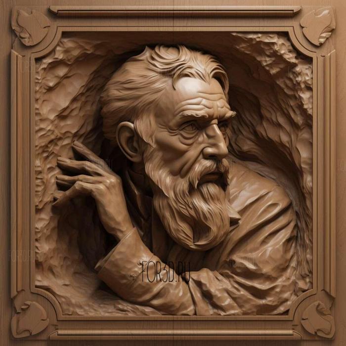 Shekhtel Fyodor Franz albert 1 stl model for CNC