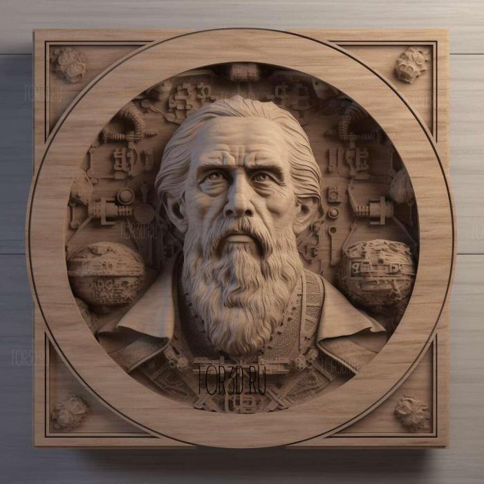 Shekhtel Fyodor Franz albert 2 stl model for CNC