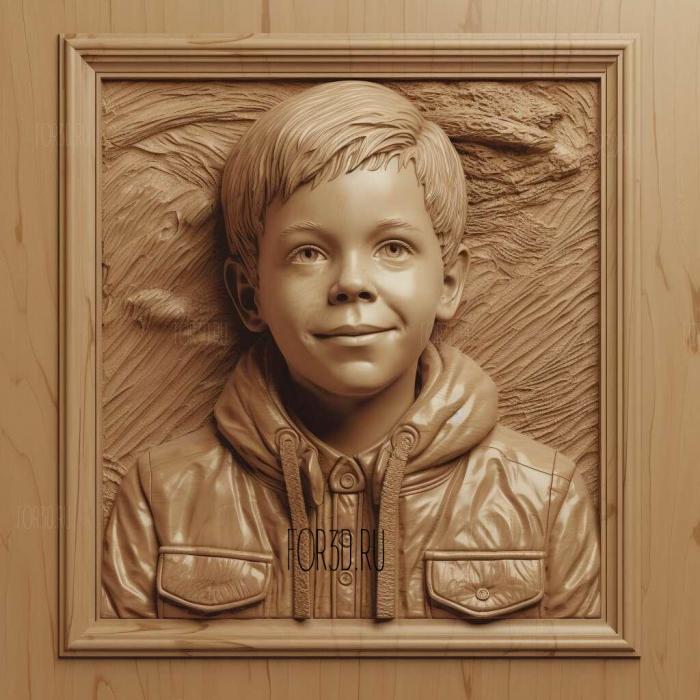 stl Young Sheldon series 3 stl model for CNC