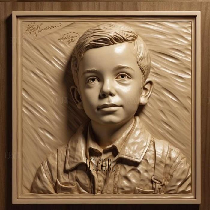 stl Young Sheldon series 4 stl model for CNC