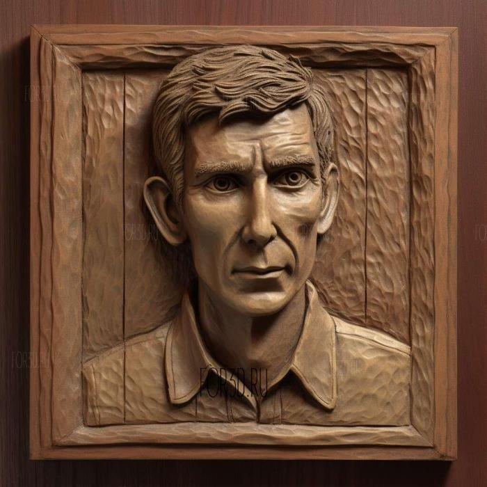 Norman Bates Psycho Anthony Perkins 3 stl model for CNC